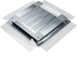 Hager floor box with floor plate size2 50-80