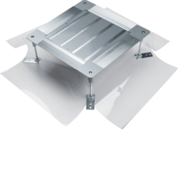 Hager floor box w. holding claws size2 165-215