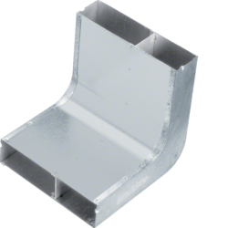 Hager riser bend underfloor duct 190x48 2-gang