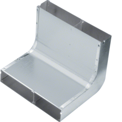 Hager riser bend underfloor duct 240x48 2-gang