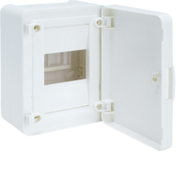 Hager VS104PD, Sm.distr,golf,surface,4M, wh door, 3250616592940