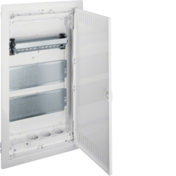 Hager VU36NW, MM,volta,flush m.,3row,slo. sh. steel d., 3250616615724