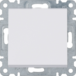 Hager Switch 2-pole - white
