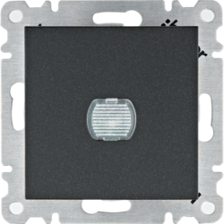 Hager Push dimmer - black