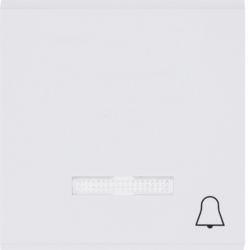 Hager Control rocker symbol ?Bell? - white