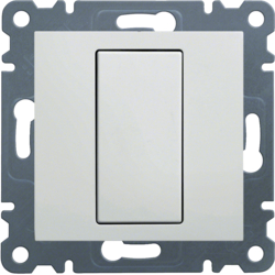 Hager Blind plate - white