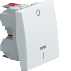 Hager Systo 2M 2poles switch w. light