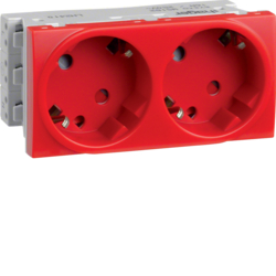 Hager Systo Double sock. SCHUKO detro &childpr