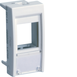 Hager Systo 1M  Plate RJ45 for keystone engine