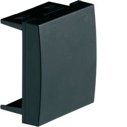 Hager Systo 2M Blank plate, black