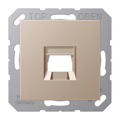 JUNG A1569-1WECH, centre plate for MJ f. 1 socket, 4011377177390