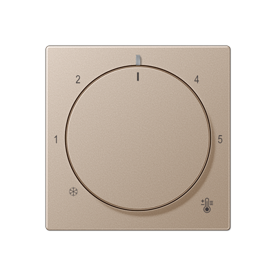 JUNG A1749BFCH, Centre plate with knob room thermostat, 4011377195165