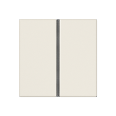 JUNG A402TSA, Cover kit 2-gang, complete, 4011377036994