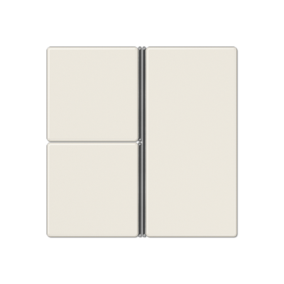 JUNG A403TSA, cover kit 3-gang, complete, 4011377036949