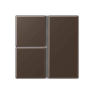 JUNG A403TSAMO, Cover kit 3-gang, complete, 4011377115736