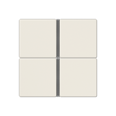 JUNG A404TSA, Cover kit 4-gang, complete, 4011377036987