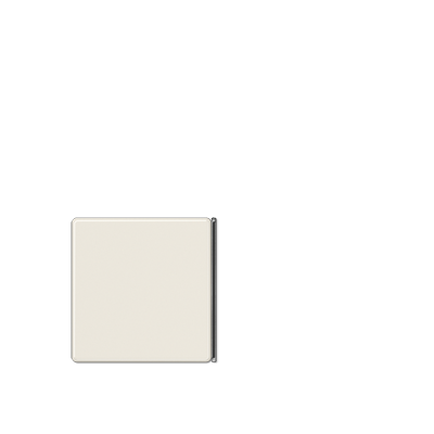 JUNG A404TSAN23, Cover 4-gang neutral for button 2+3, 4011377085978
