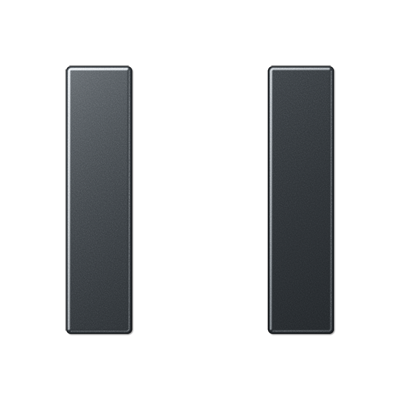 JUNG A501TSAANM, Cover kit 1-gang, complete, 4011377129665