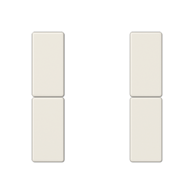 JUNG A502TSA, Cover kit 2-gang, complete, 4011377107267