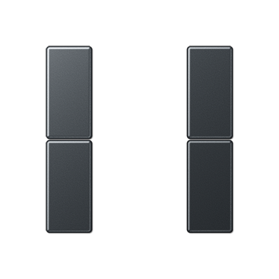 JUNG A502TSAANM, Cover kit 2-gang, complete, 4011377129689