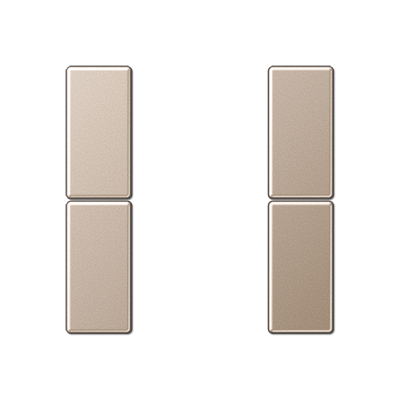 JUNG A502TSACH, Cover kit 2-gang, complete, 4011377107328