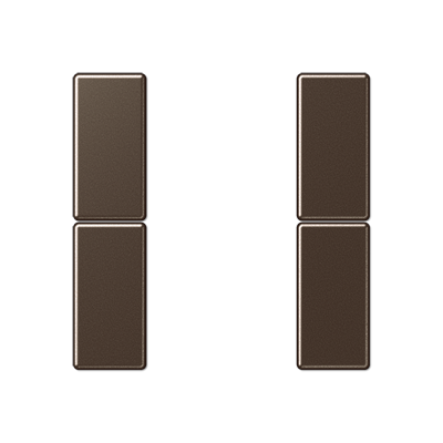 JUNG A502TSAMO, Cover kit 2-gang, complete, 4011377107311