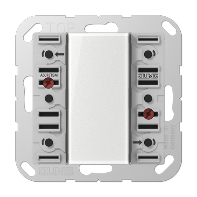 JUNG A5073TSM, Standard push-button module 3-gang, 4011377106765