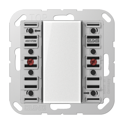 JUNG A5074TSM, Standard push-button module 4-gang, 4011377106789