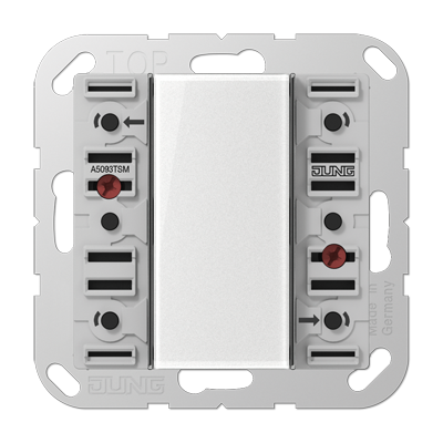 JUNG A5093TSM, Universal push-button module 3-gang, 4011377106758