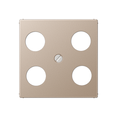 JUNG A561-4SAT1CH, cover f. SAT-TV socket Hirschmann, 4011377096578