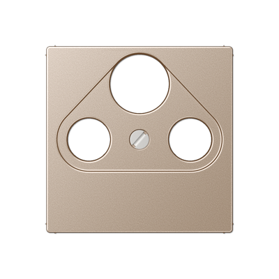 JUNG A561PLSATCH, centre plate for TV-FM-SAT socket, 4011377096554