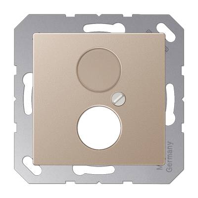 JUNG A562CH, centre plate f.Hifi socket, 4011377096448