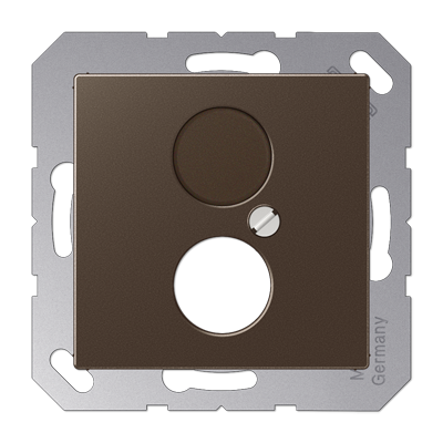 JUNG A562MO, centre plate f.Hifi socket, 4011377096455