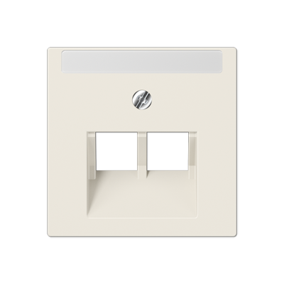 JUNG A569-2NAPLUA, centre plate for modular jack socket, 4011377206380