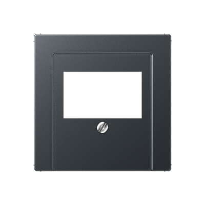 JUNG A569BFPLTANM, centre plate for stereo/mono socket, 4011377129320