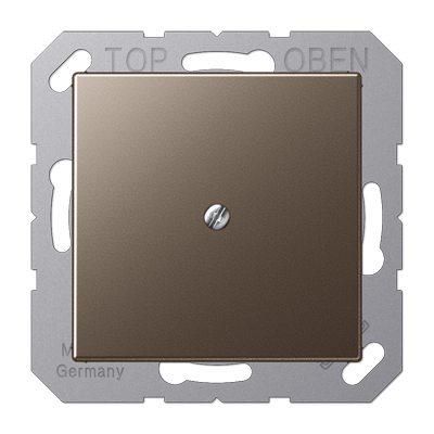 JUNG A590AMO, cable outlet w.centre plate and insert, 4011377095717