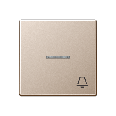 JUNG A590KO5KCH, 1-gang rocker with transparent lens, 4011377096271