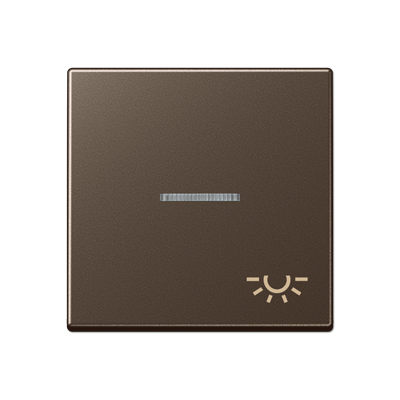 JUNG A590KO5LMO, 1-gang rocker with transparent lens, 4011377096257