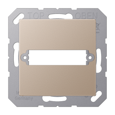 JUNG A594-125CH, centre plate for subminiature D-socket, 4011377095809