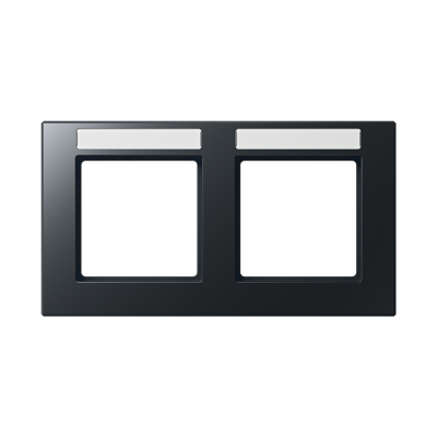 JUNG AC5820BFNAANM, 2-gang frame, 4011377131224