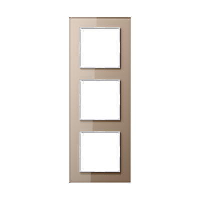 JUNG AC583GLCH, 3-gang frame, 4011377094888