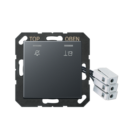 JUNG ACUKO5M230ANM, Hotel centre plate 230 V, corridor unit, 4011377163584