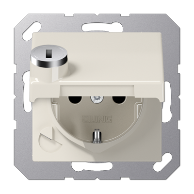 JUNG AS1520BFKLSL, SCHUKO socket, 4011377132924