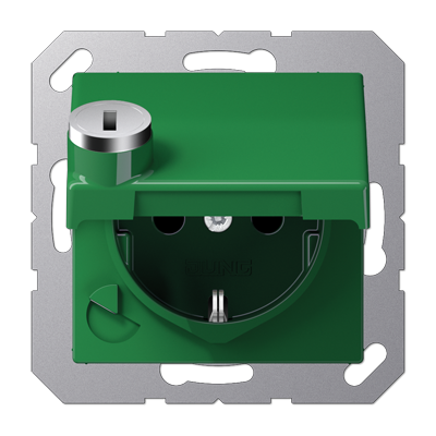 JUNG AS1520BFKLSLGN, SCHUKO socket, 4011377132931