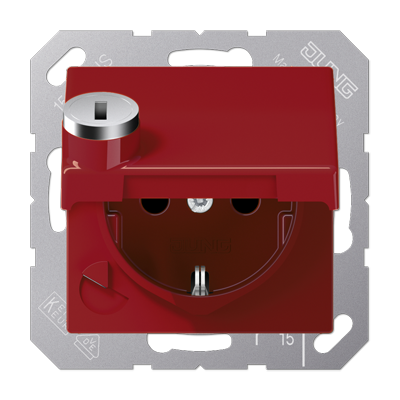 JUNG AS1520BFKLSLRT, SCHUKO socket, 4011377146846