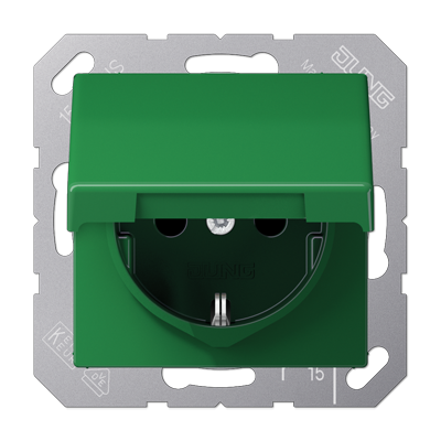 JUNG AS1521BFKIKLGN, SCHUKO socket, 4011377077362