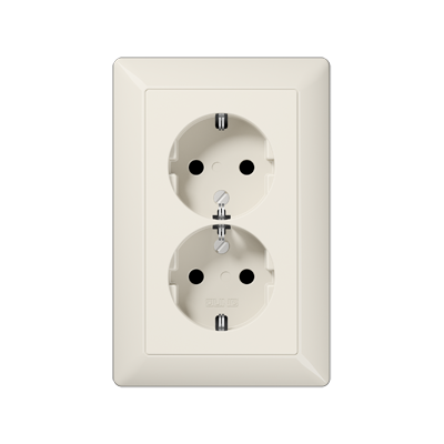 JUNG AS5015, 2G Schuko socket, 4011377337756