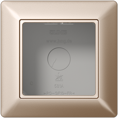 JUNG AS581ACH, surface cap, 4011377094673