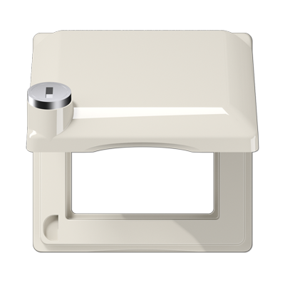 JUNG AS581BFKLSL, Hinged lid with spring, 4011377147324