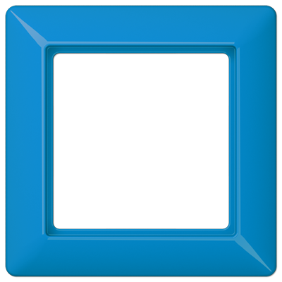 JUNG AS581GLBL, 1-gang frame, 4011377054530